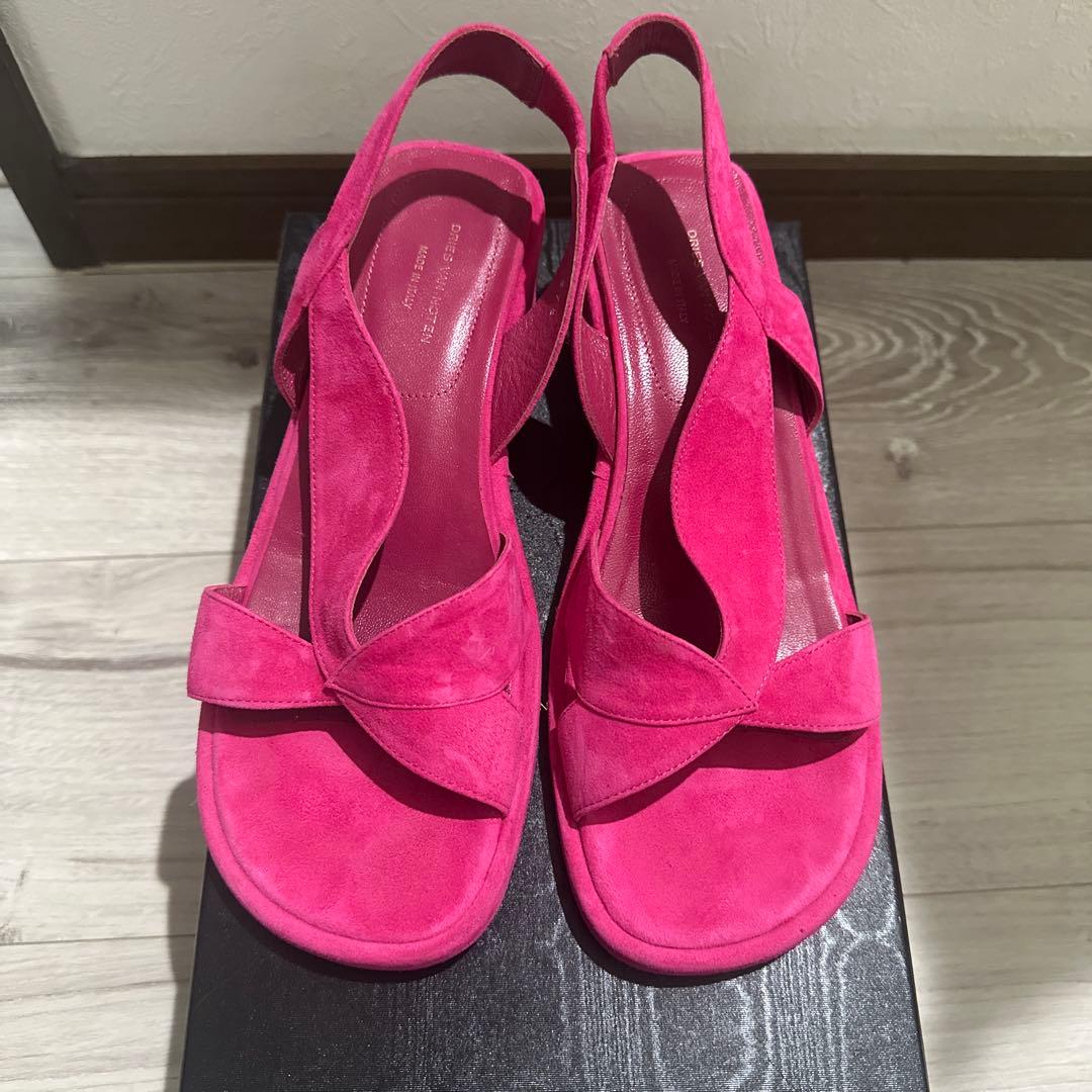DRIES VAN NOTEN スエードサンダル　37 1/2