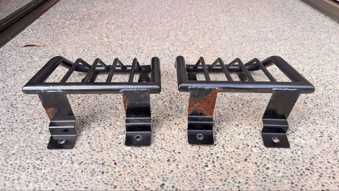 KADDIS テールランプガード デリカD:5 前期用｜左右セット｜スチール製