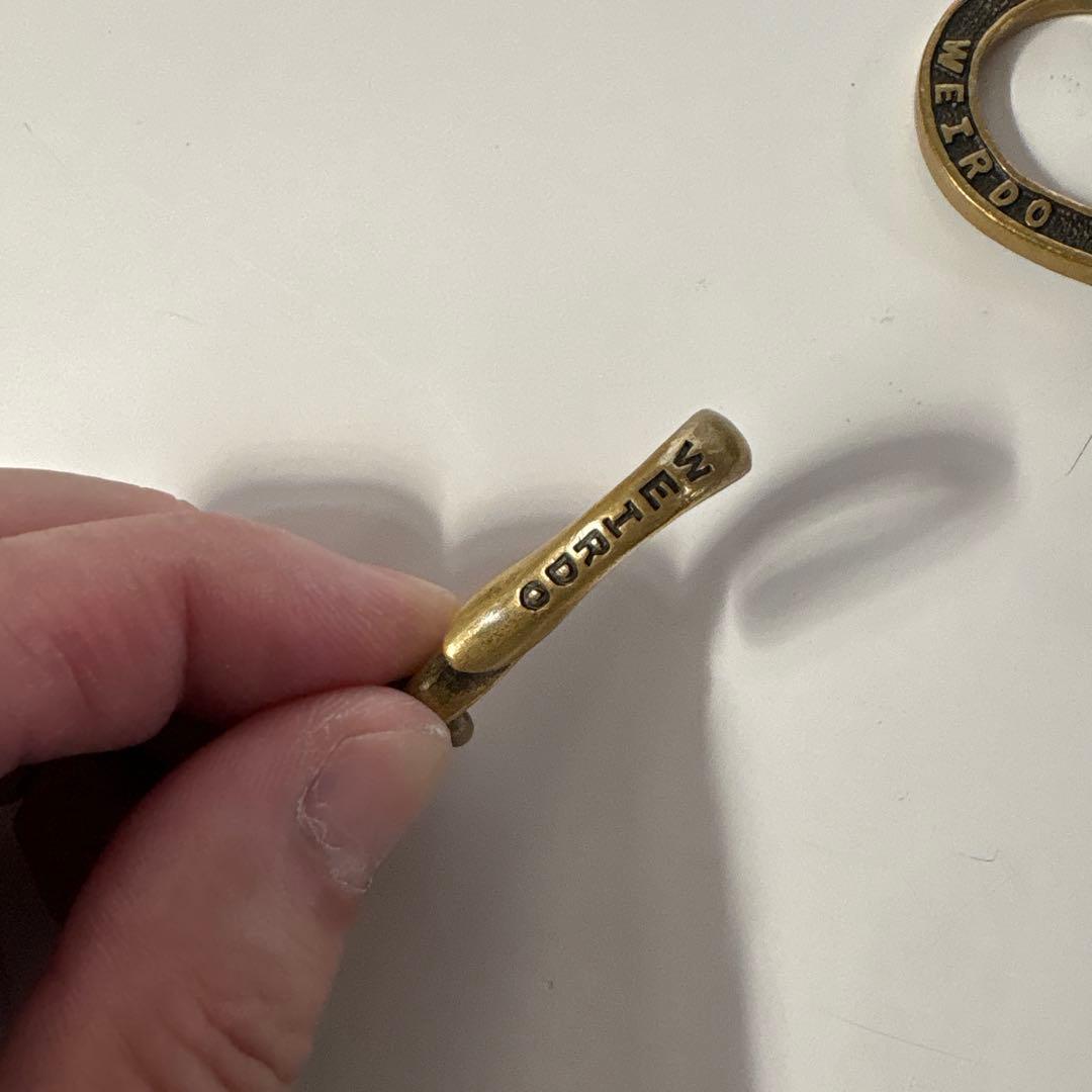 【初期モノ】レア！WEIRDO スパナ ウォレットチェーン プラス　真鍮製