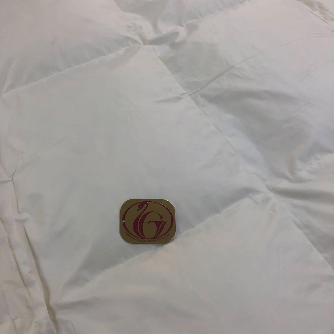 羽毛布団 シングル ニューゴールド きなり 日本製 150×210cm ×2枚