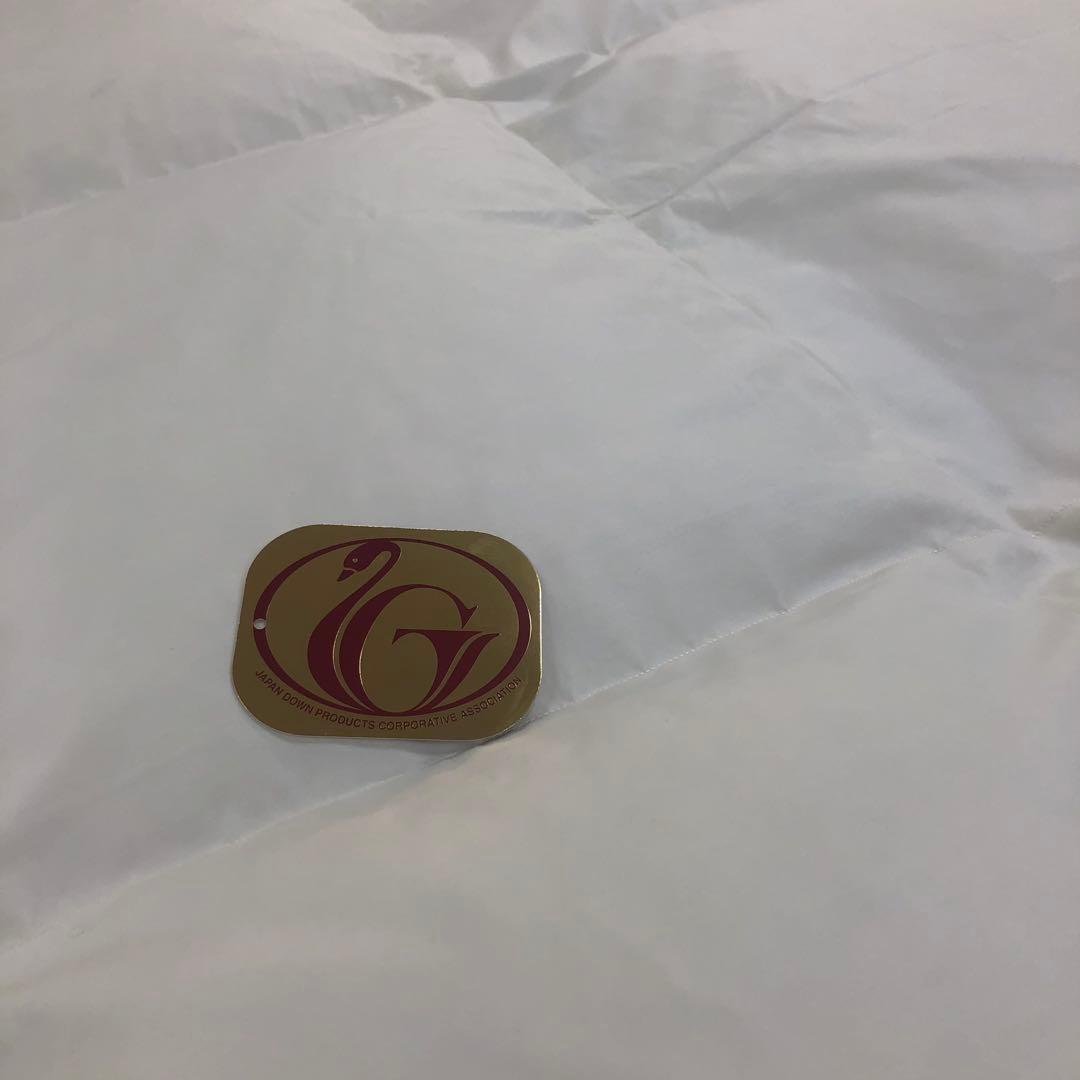 羽毛布団 シングル ニューゴールド きなり 日本製 150×210cm ×2枚