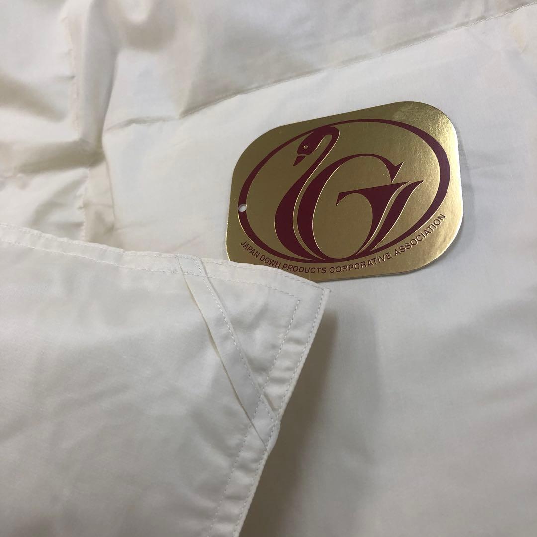 羽毛布団 シングル ニューゴールド きなり 日本製 150×210cm ×2枚