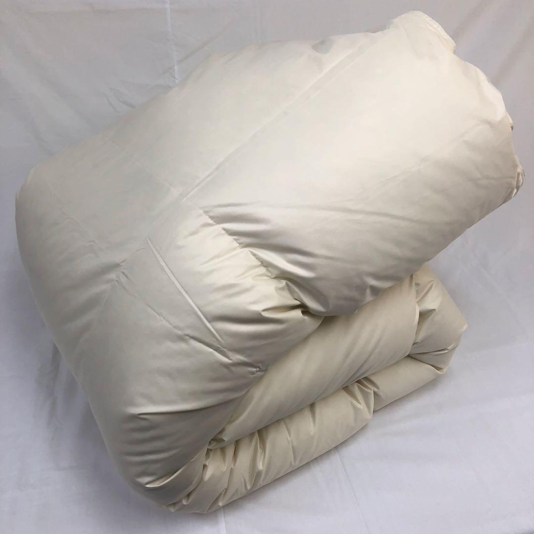 羽毛布団 シングル ニューゴールド きなり 日本製 150×210cm ×2枚