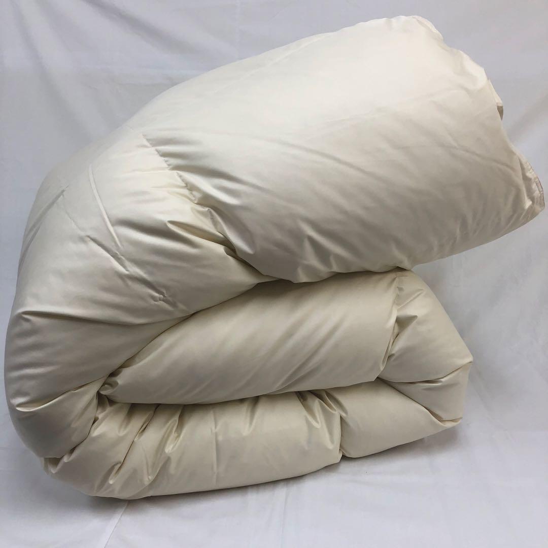 羽毛布団 シングル ニューゴールド きなり 日本製 150×210cm ×2枚