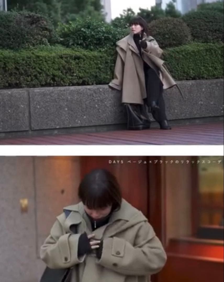 ETRÉ TOKYO フーディーリバーコート矢野未希子さんコラボ