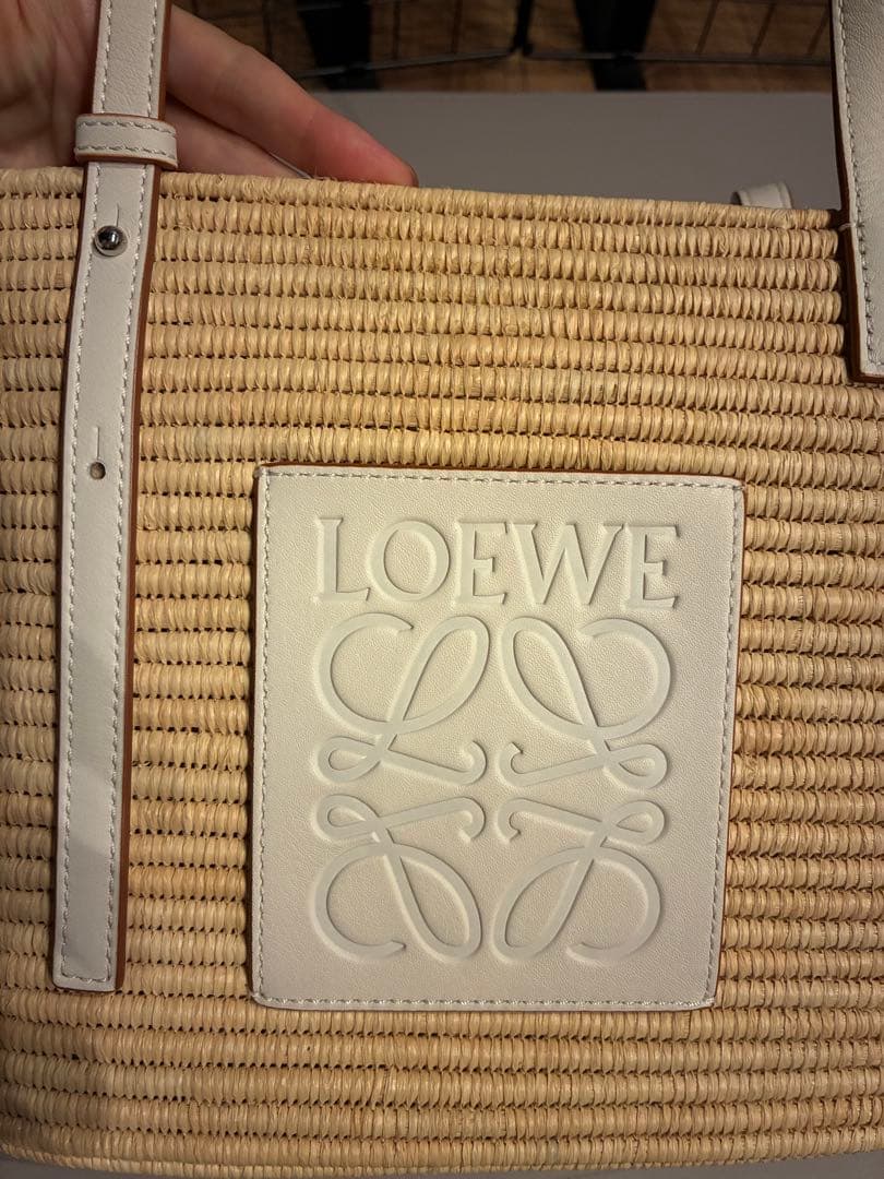 【美品】★値下げ最終★ロエベ スクエア バスケット スモール バッグ