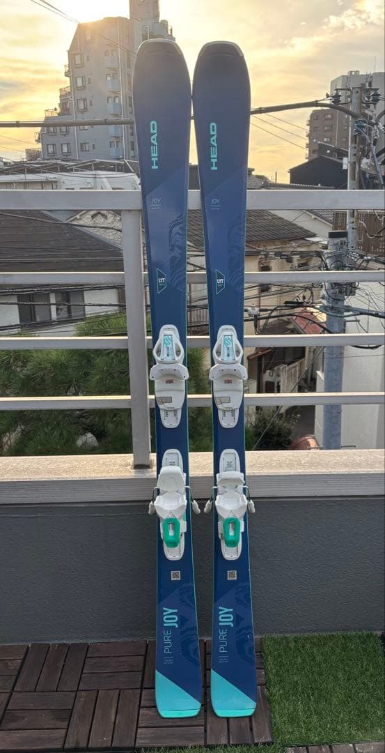 HEAD PURE JOY 148 スキー板　サロモン ストック105cm付き