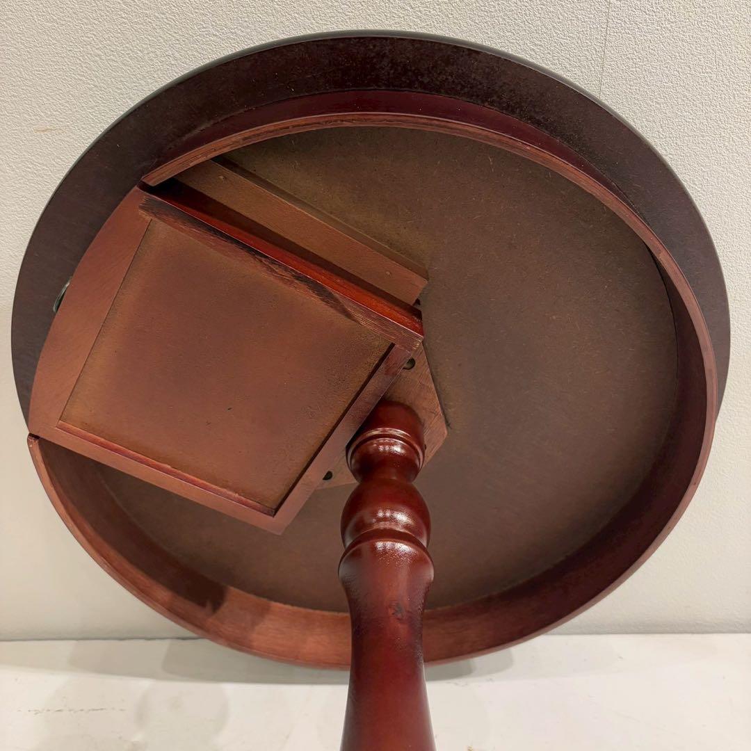 マホガニー 3脚 ティーテーブル　テーブル サイドテーブル カフェテーブル