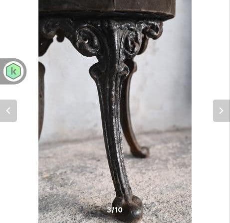 ご相談ください！引き取り限定 アンティークアイアン製装飾スツール