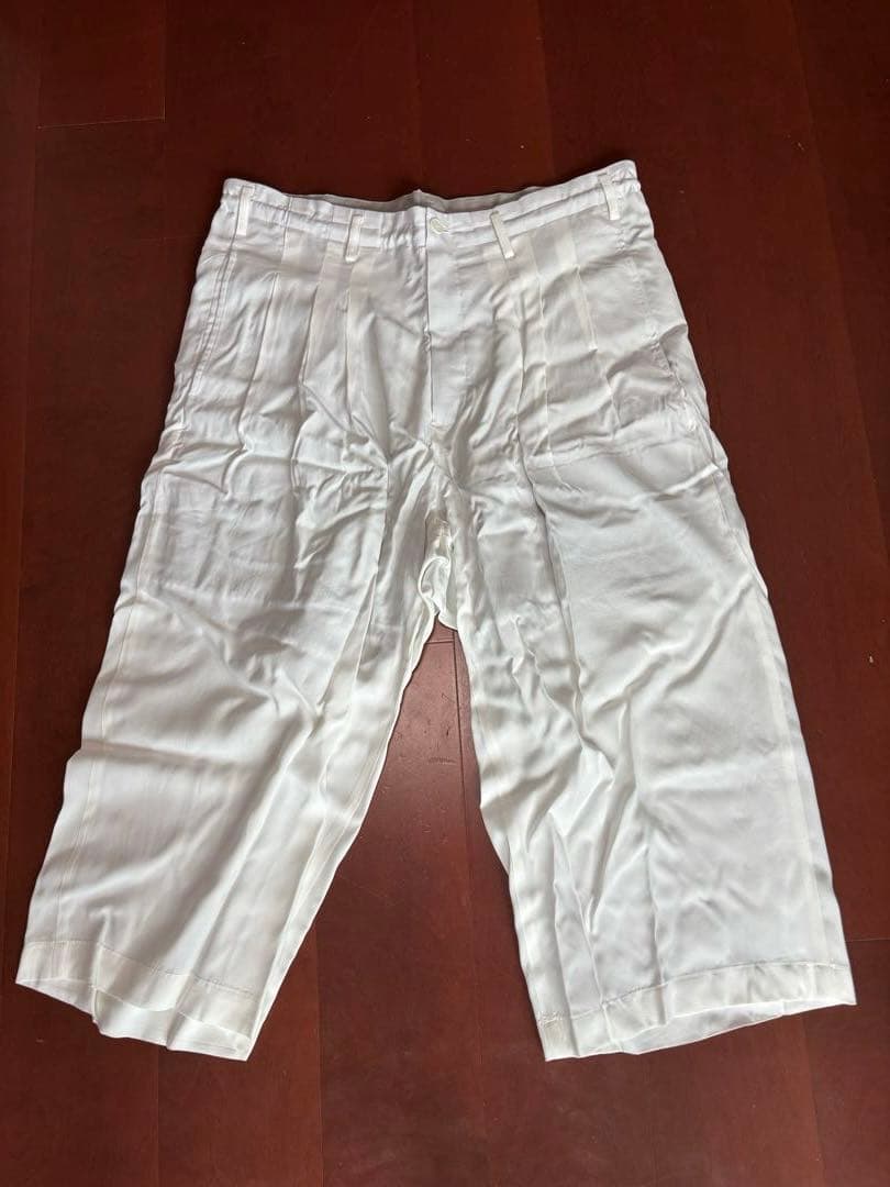 Yohji Yamamoto 25ssレーヨンタックパンツ サイズ2