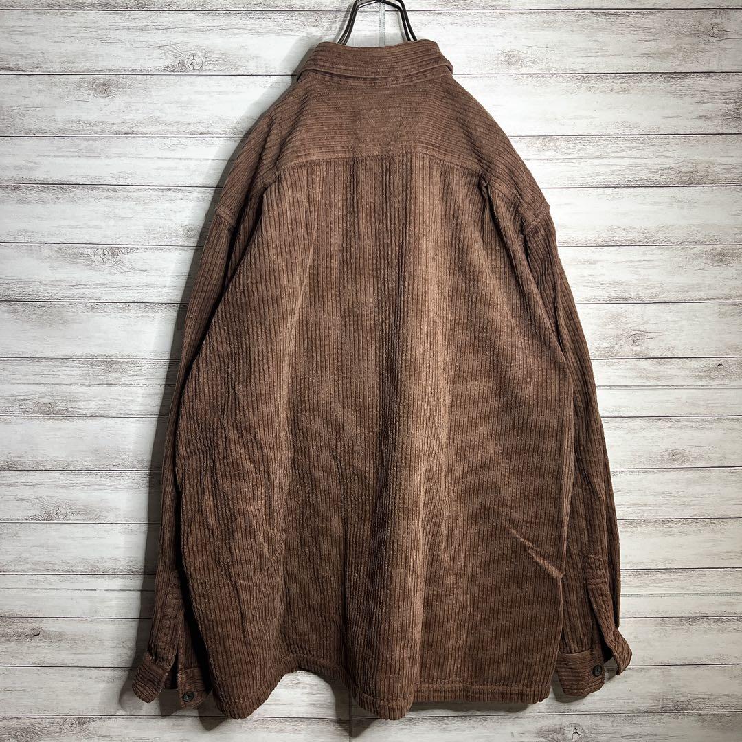 【入手困難!!】シュプリーム ✈︎コーデュロイシャツ 肉厚 太 刺繍