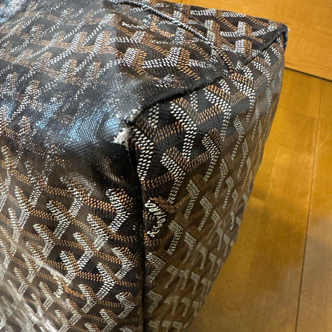Goyard トートバッグ ブラック ブラウン