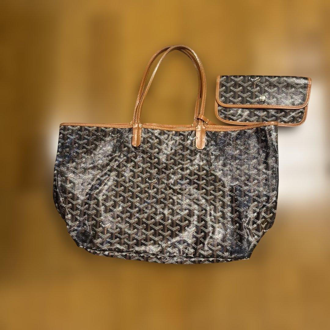 Goyard トートバッグ ブラック ブラウン