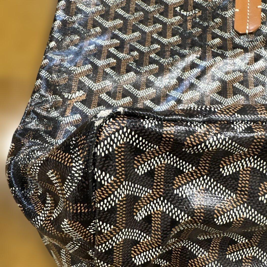 Goyard トートバッグ ブラック ブラウン