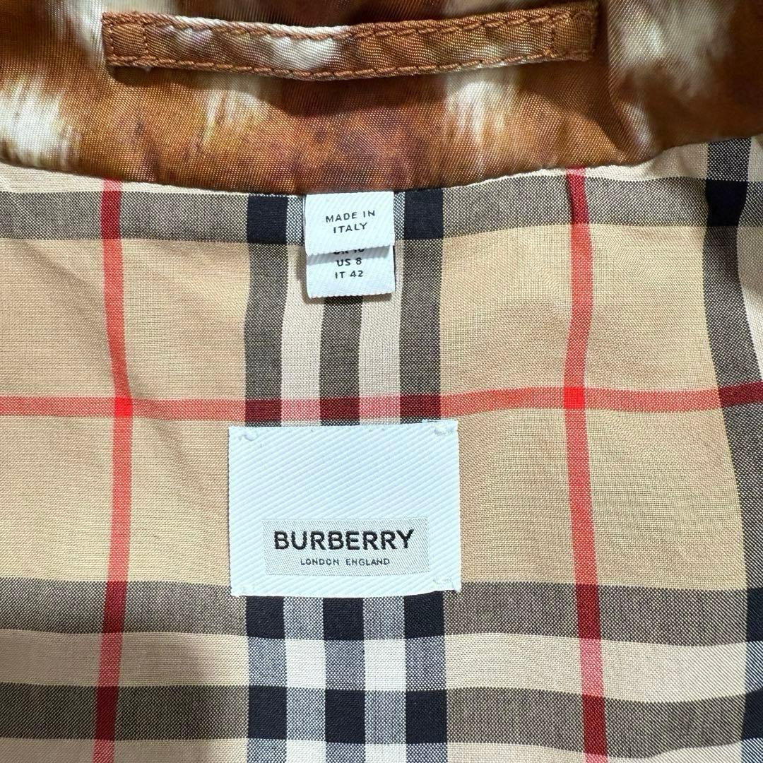 極美品　 バーバリー バンビプリント ギャバジントレンチコート　19SS 現行