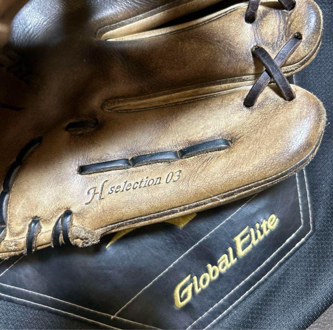 硬式用⭐︎ミズノ⭐︎ブロンド⭐︎グローバルエリート　内野手⭐︎右投