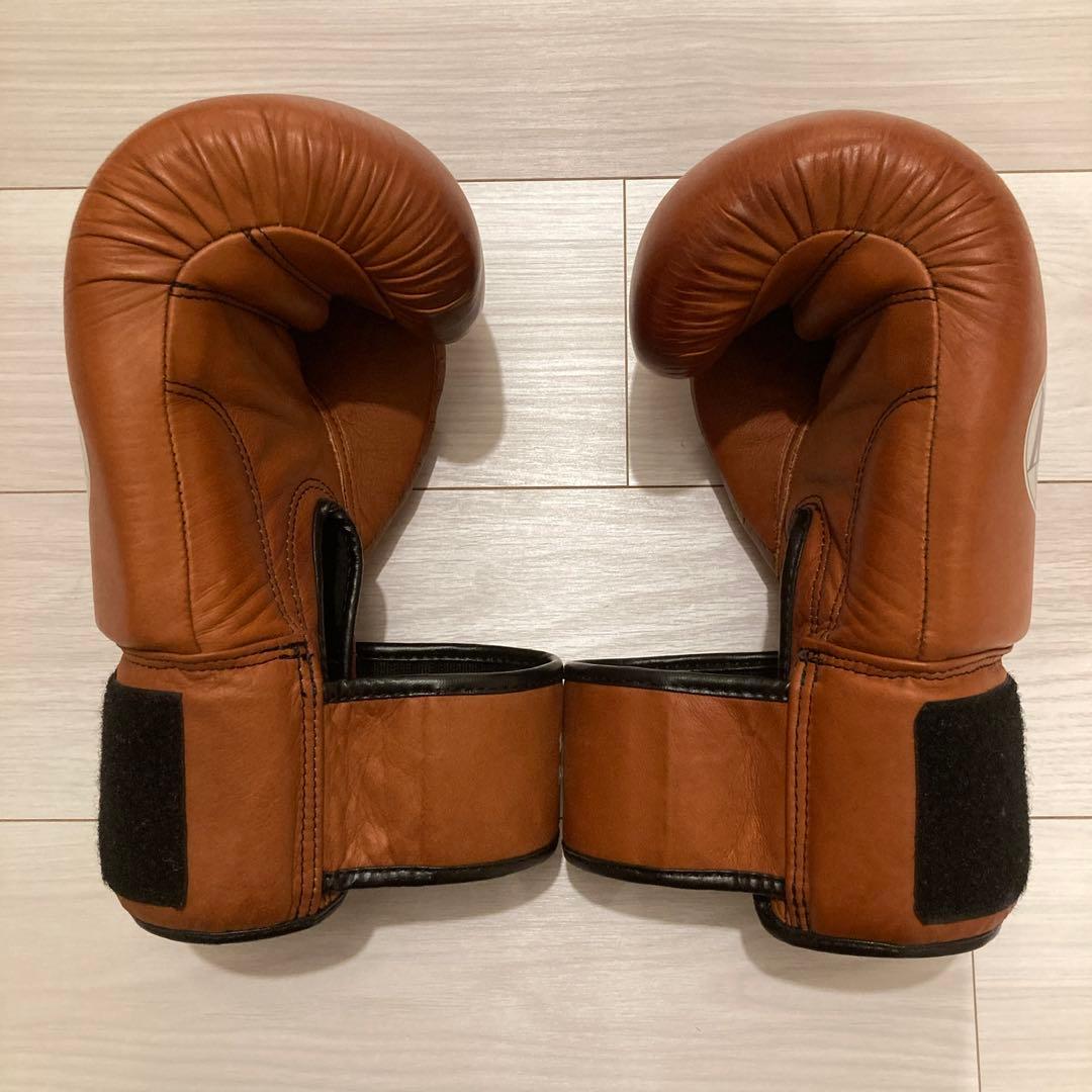 WINDY ボクシンググローブ 16 oz ブラウン　レザー　本革