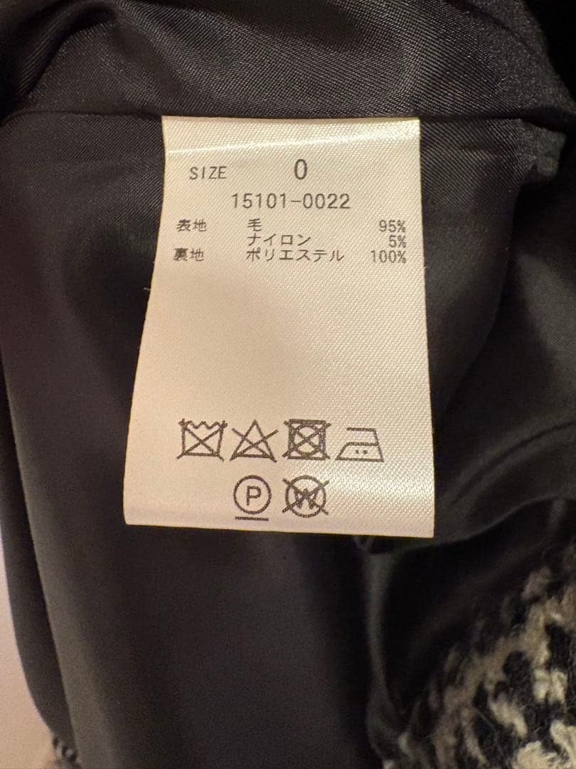 CLANE シャギーコクーンコート　ミックス