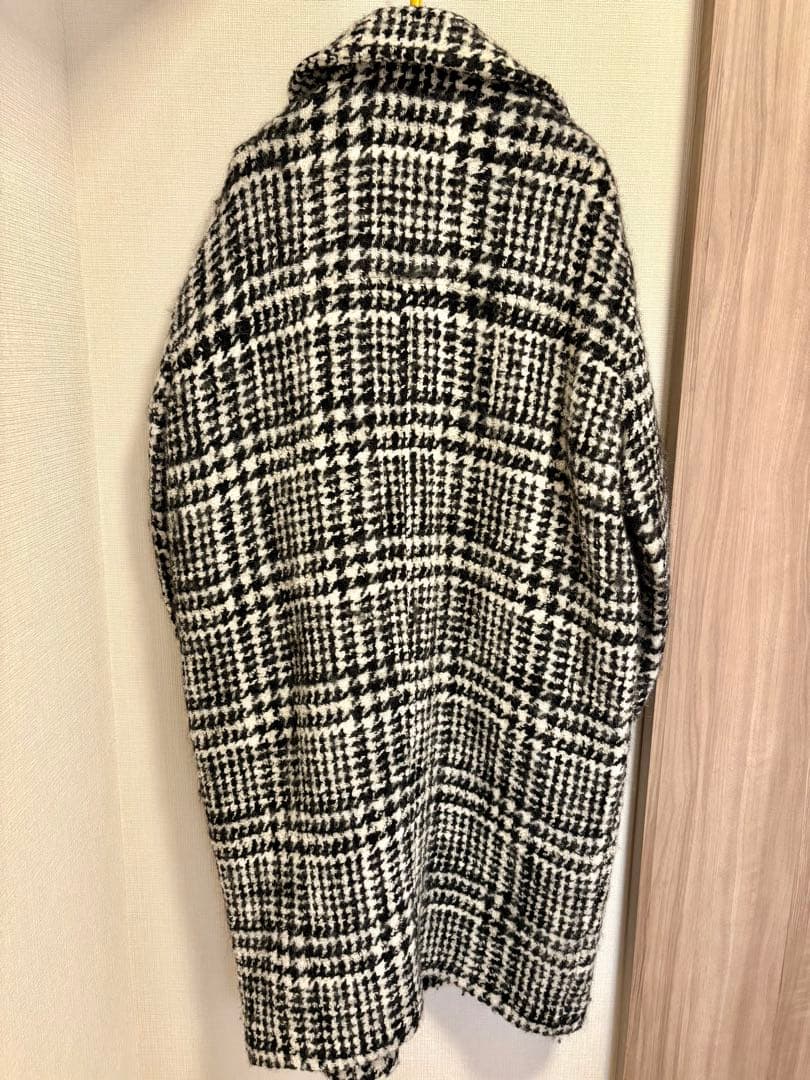 CLANE シャギーコクーンコート　ミックス