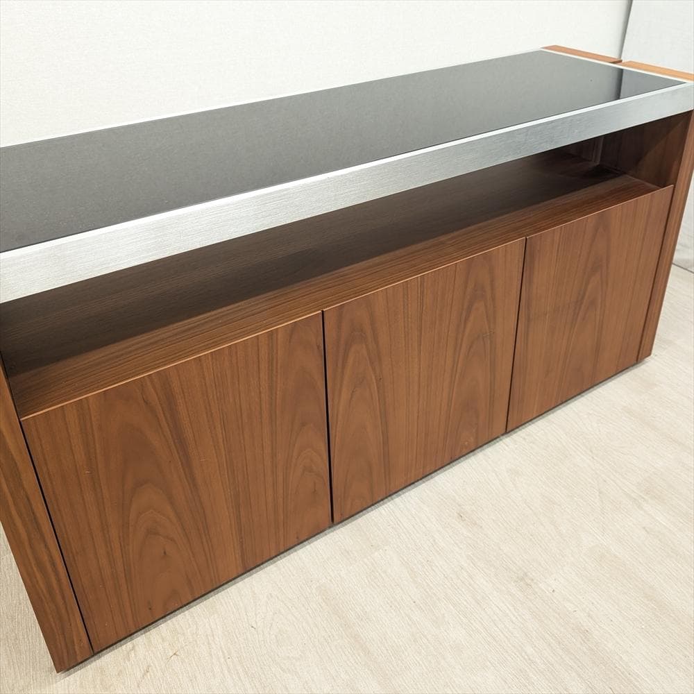 アルモニア　アイカ　ウォールナット　サイドボード　飾り棚　キャビネット　リビング