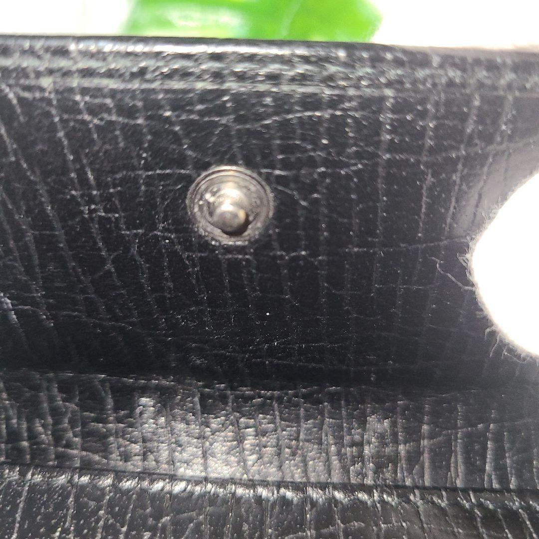 極美品☆GUCCI グッチ ブラック レザー キーケース 6連 Gロゴ 箱付き