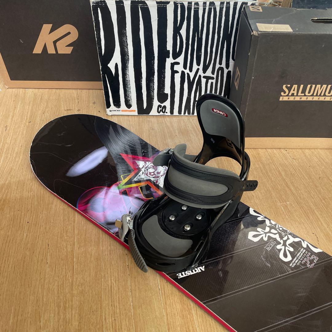 NOVEMBER　良質国産　スノーボードセットOGASAKA製　バインディング付