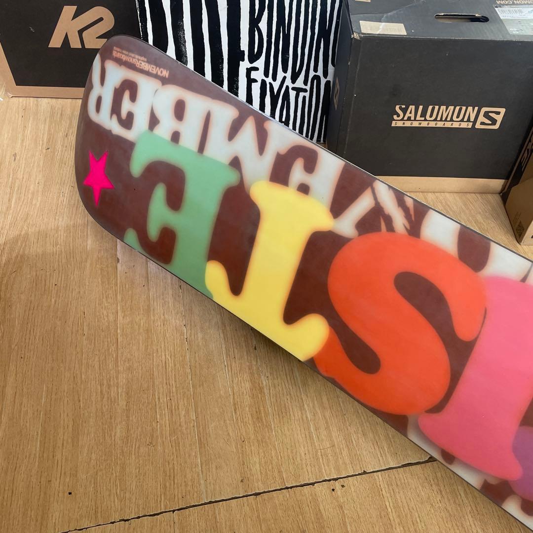 NOVEMBER　良質国産　スノーボードセットOGASAKA製　バインディング付