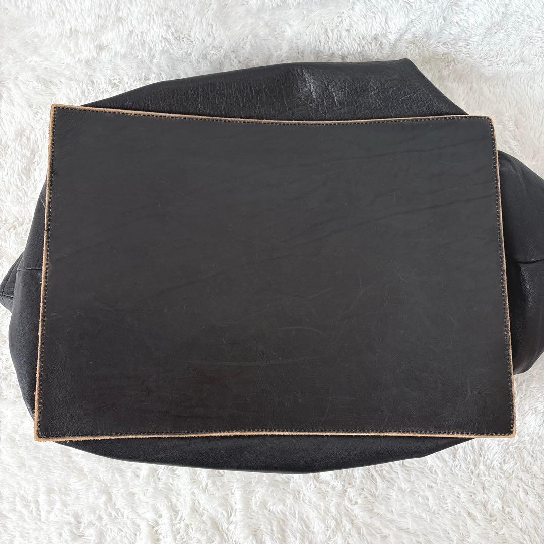 Y's YOHJI YAMAMOTO ボストンバッグ オールレザー 大容量 黒