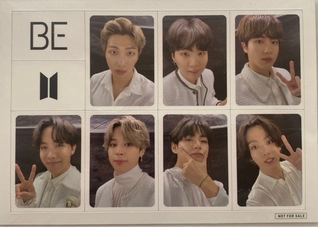 BTS BE アルバム＋トレカ8枚セット.jungkook マグネットシール付