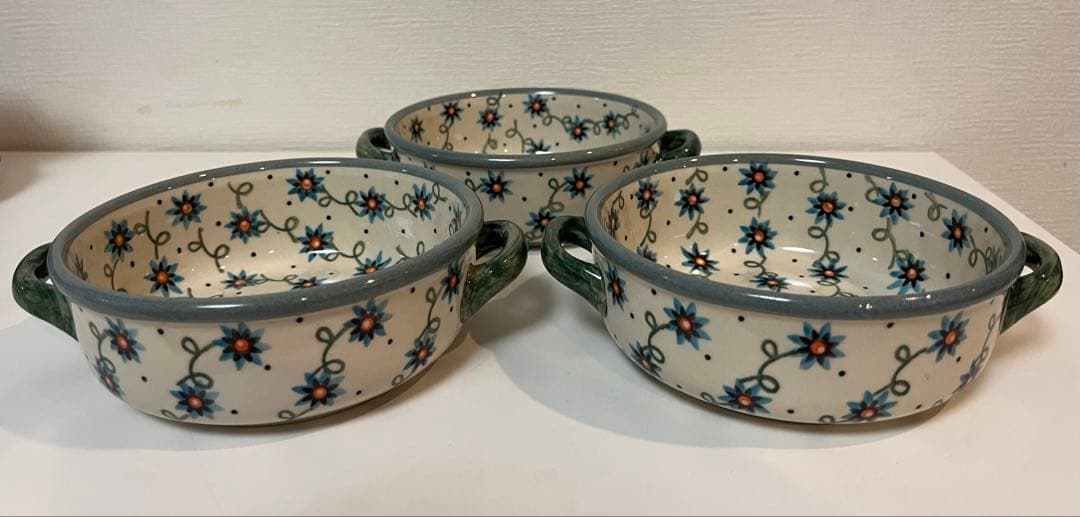 ポーランド食器 WIZA社 グラタン皿3個セット