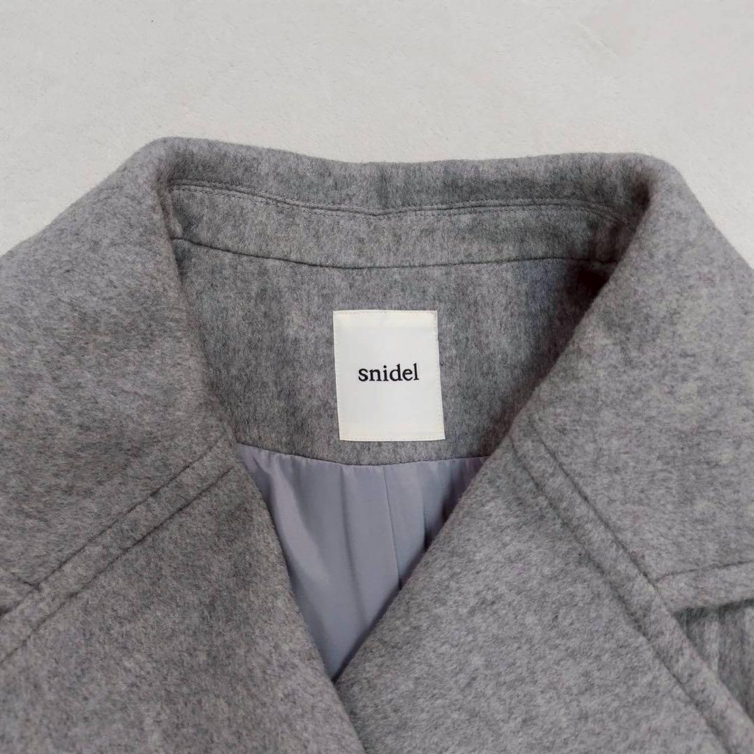 美品 snidel スナイデル ウールコート ポンチョ レディース コート 大き
