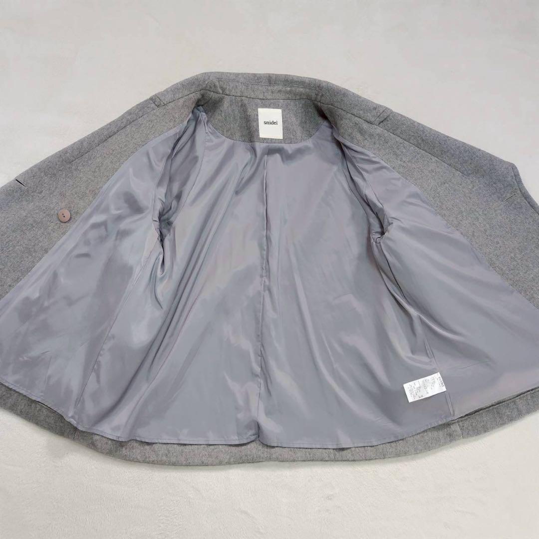 美品 snidel スナイデル ウールコート ポンチョ レディース コート 大き