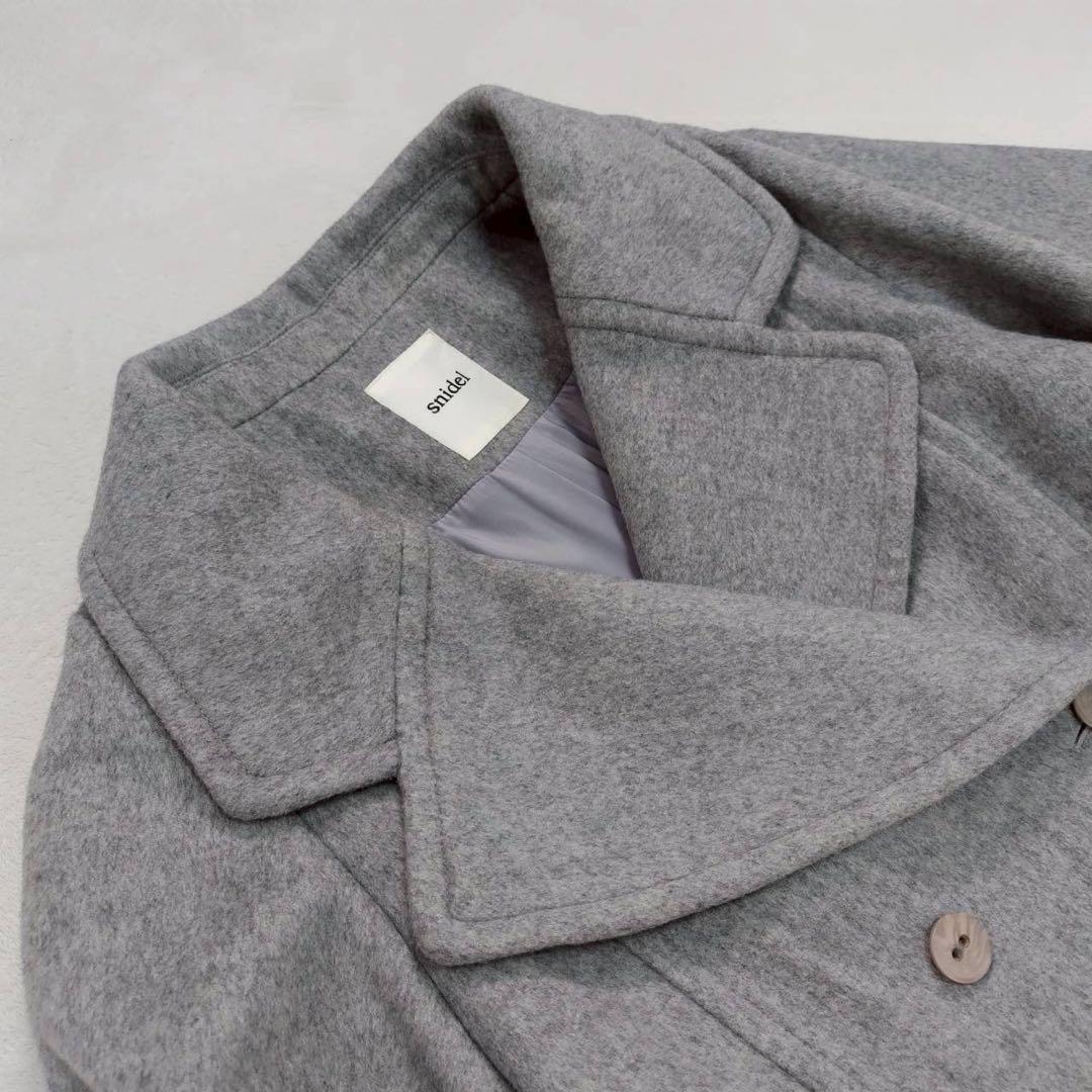 美品 snidel スナイデル ウールコート ポンチョ レディース コート 大き