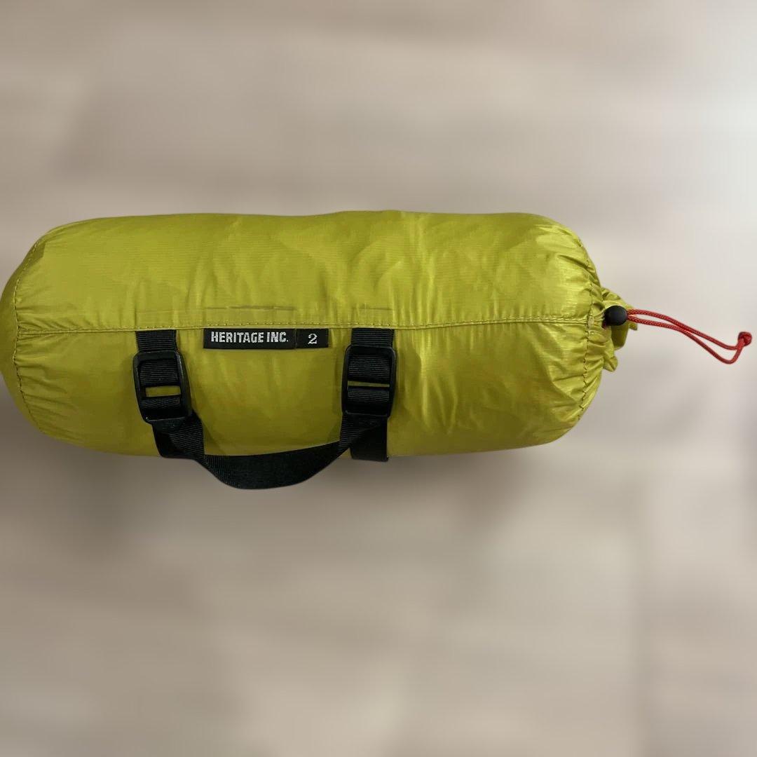 HERITAGEINC.クロスオーバードーム2テント　専用フロントフライ付