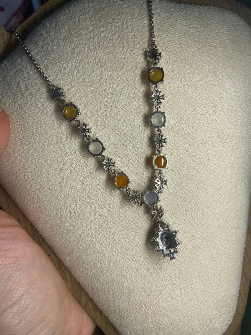 エレガント フラワーモチーフ ネックレス