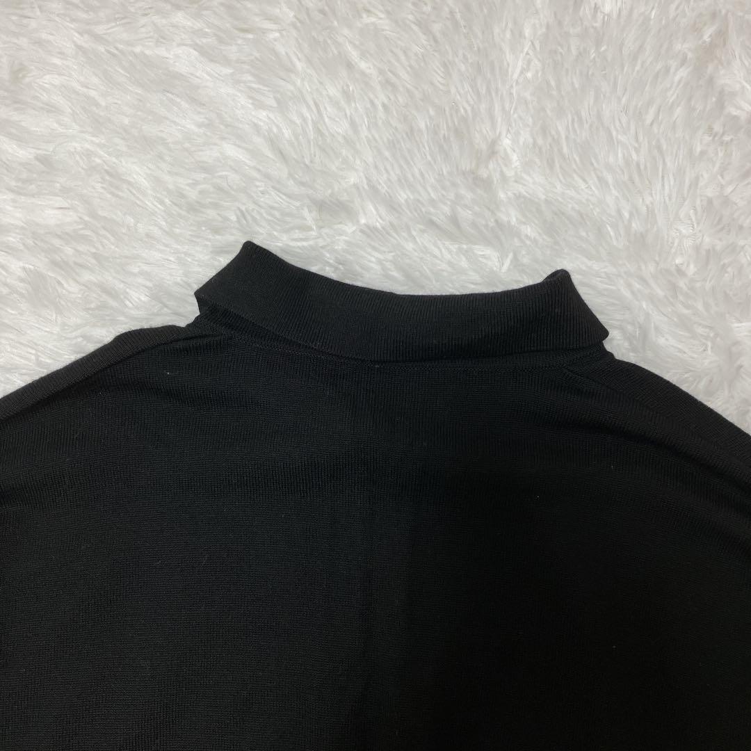 美品✨gypsohila ジプソフィア ニットポロ 2024AW ブラック