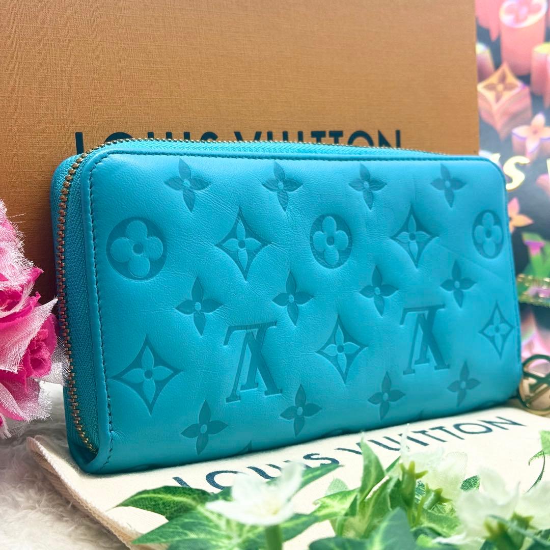 ✨超極美品 22年限定色✨ルイヴィトン クッサン ラムレザー ジッピーウォレット