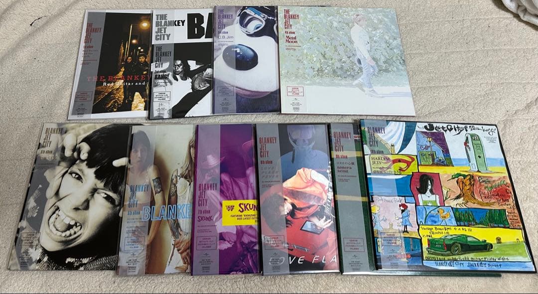 ブランキージェットシティ　アナログ盤　10枚セット