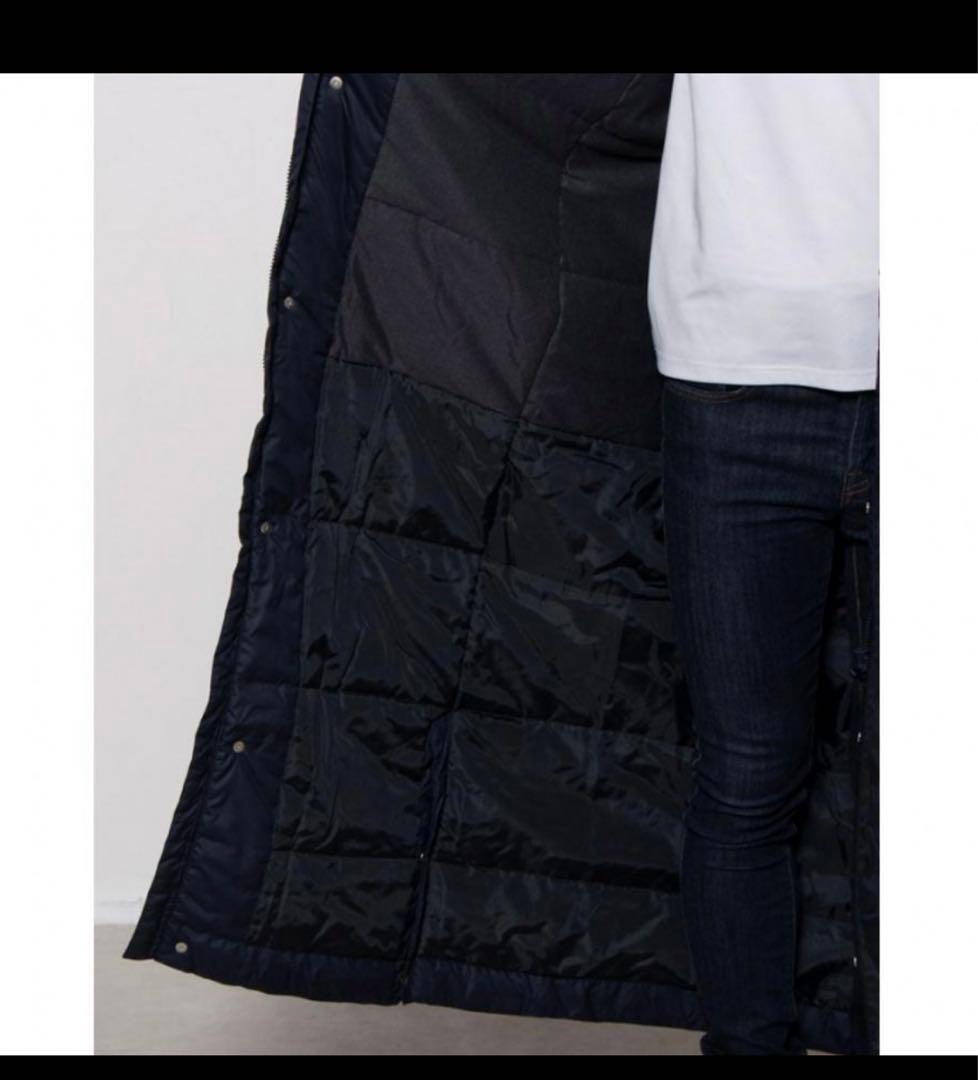 adidas ロング丈ベンチコート