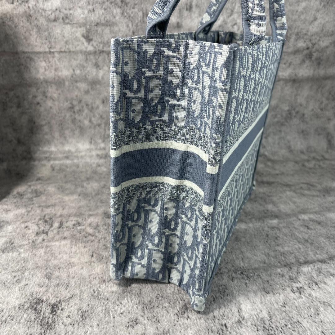 美品ノベルティトートバッグ グレー アイボリー