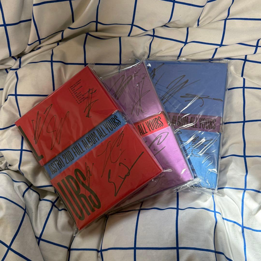ASTRO All YOURS 直筆サイン入りアルバム　3枚セット