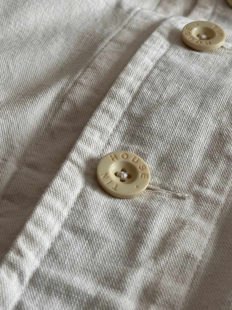 オールドタウン　OLDTOWN OVERALL CANVAS NATURAL