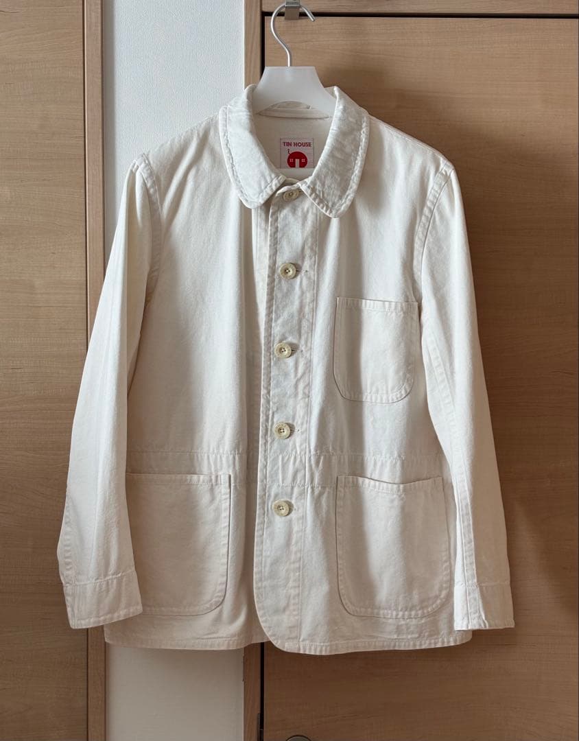 オールドタウン　OLDTOWN OVERALL CANVAS NATURAL