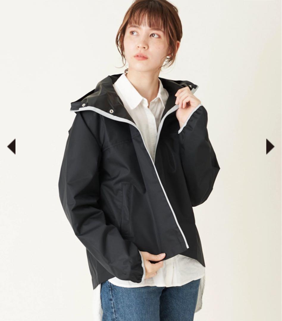 サンバリア100 ポケット付きパーカーブラック　ポケット付き