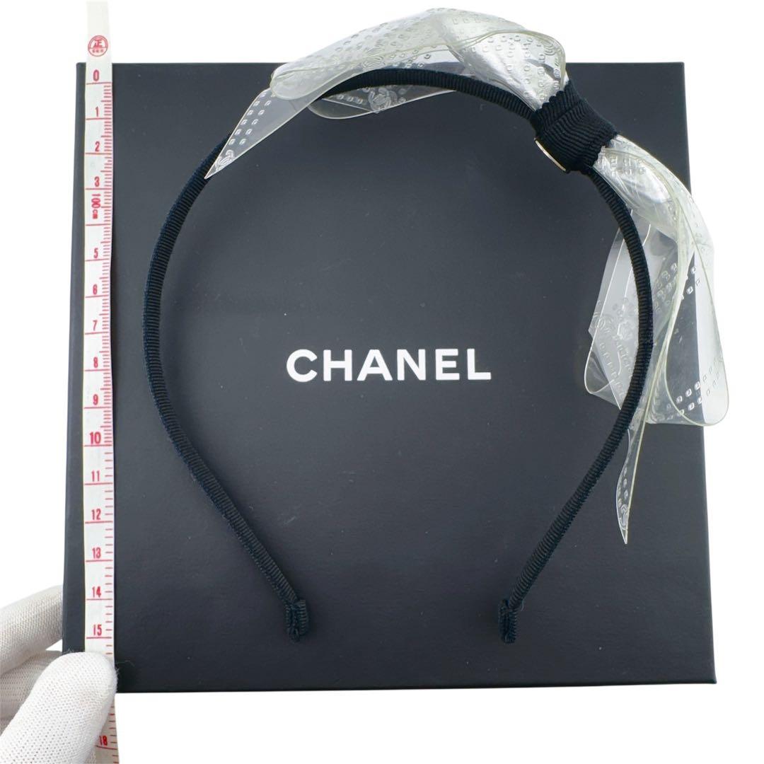 激レア◇美品◇シャネル 18S ココマーク リボン カチューシャ ヘアバンド