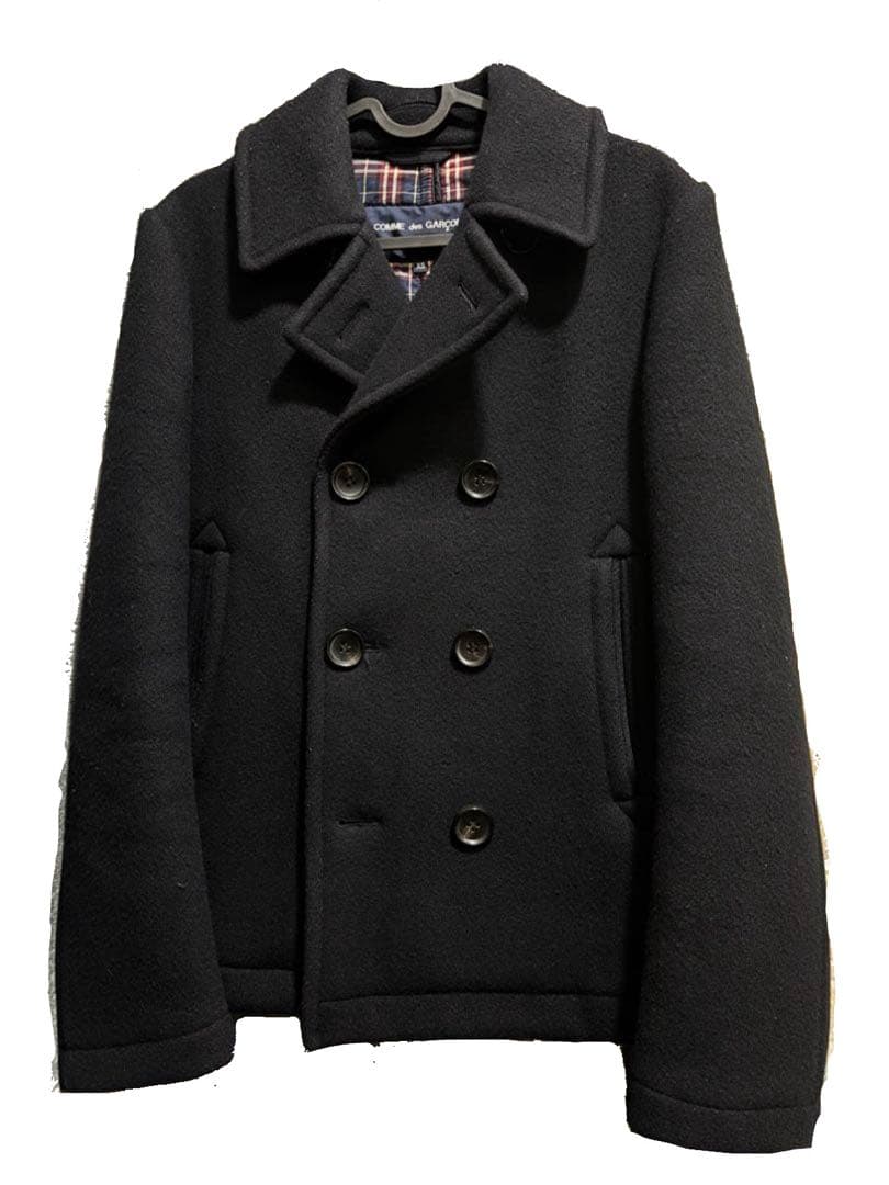 COMME des GARÇONS HOMME ピーコート XS ネイビー