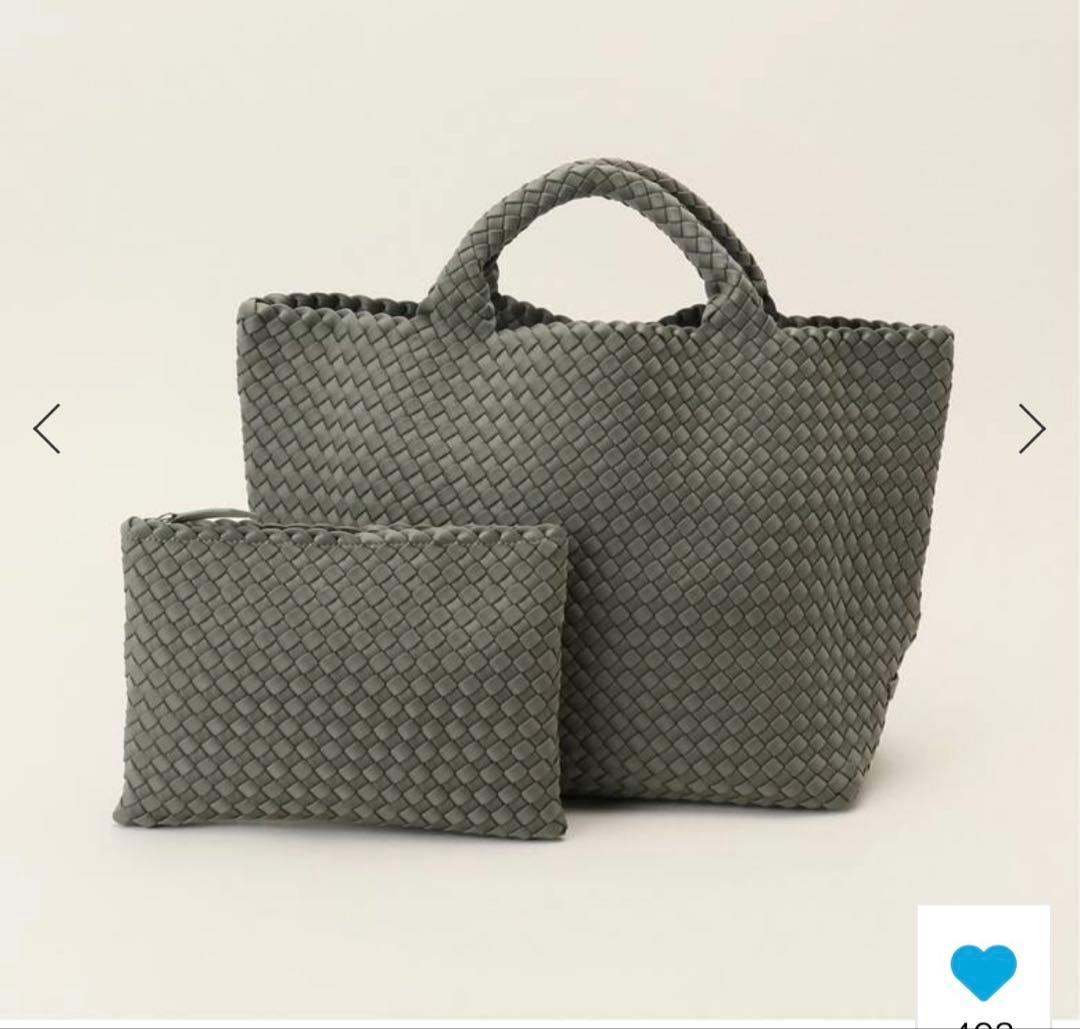 NAGHEDI グリーントートバッグ Mサイズ