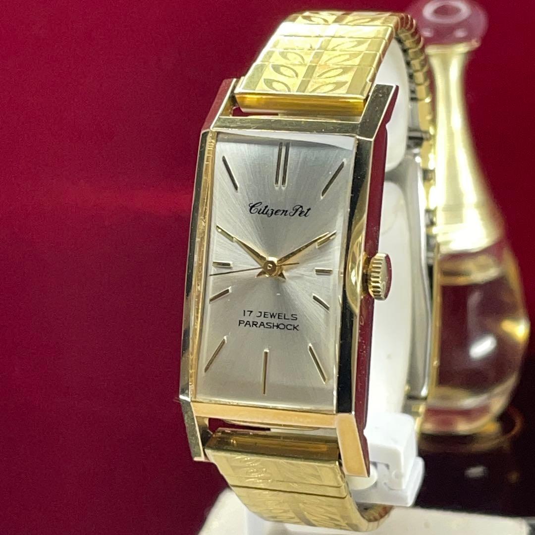 希少 デッドストック未使用 60s CITIZEN Pet 手巻 日本製 腕時計