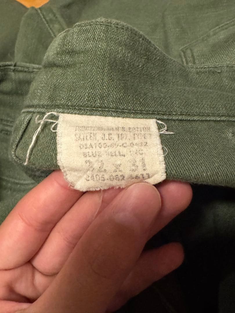 アメリカ軍 OG-107 オリジナル 60s ベイカーパンツ 32 x 31