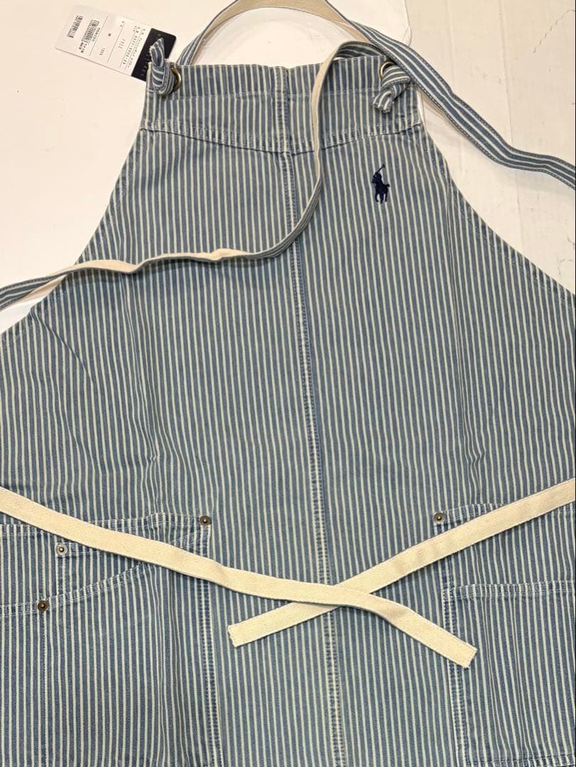 新品タグ付☆ラルフローレン☆フレッシュポンド　エプロン　デニム　ヒッコリー未使用